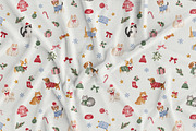 Quirky Christmas Patterns Bundle, a Pattern Graphic by Olya Creative (Thumbnail 14 of 19)