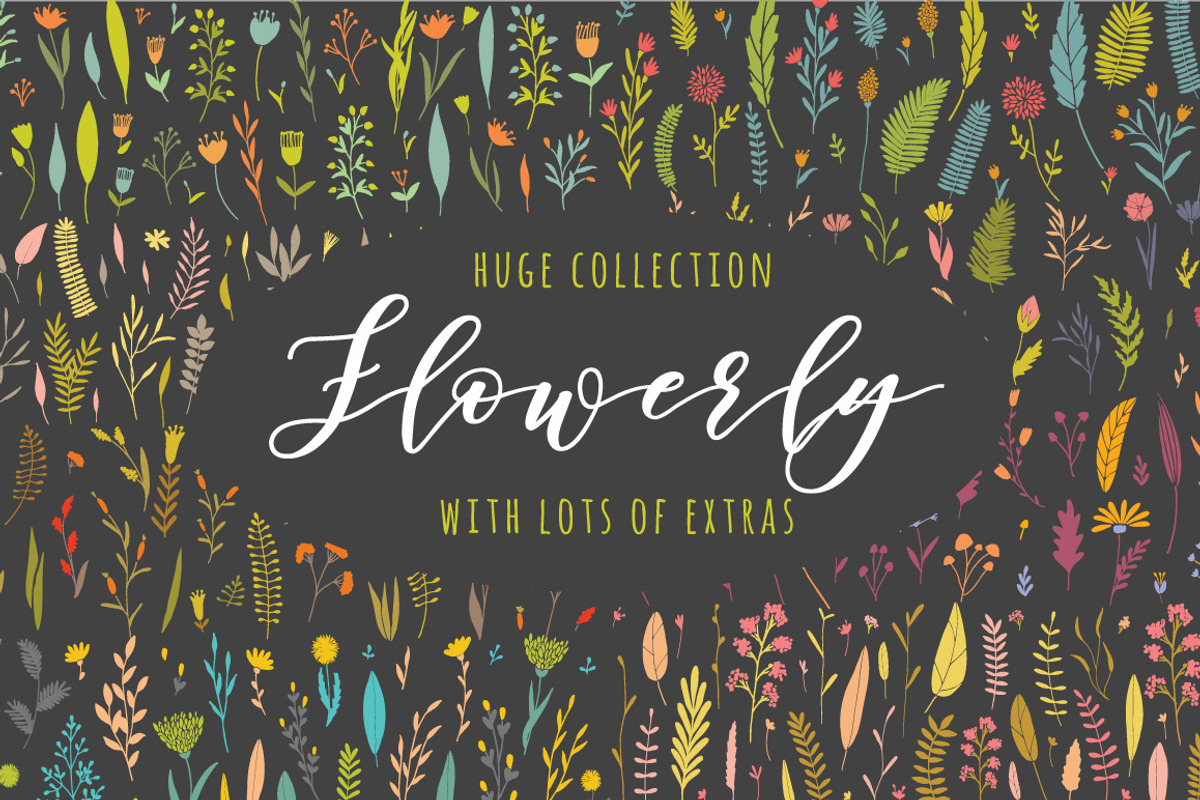 Flowerly Collection, a Decorative Illustration by eclosque (Photo 2 of 11)