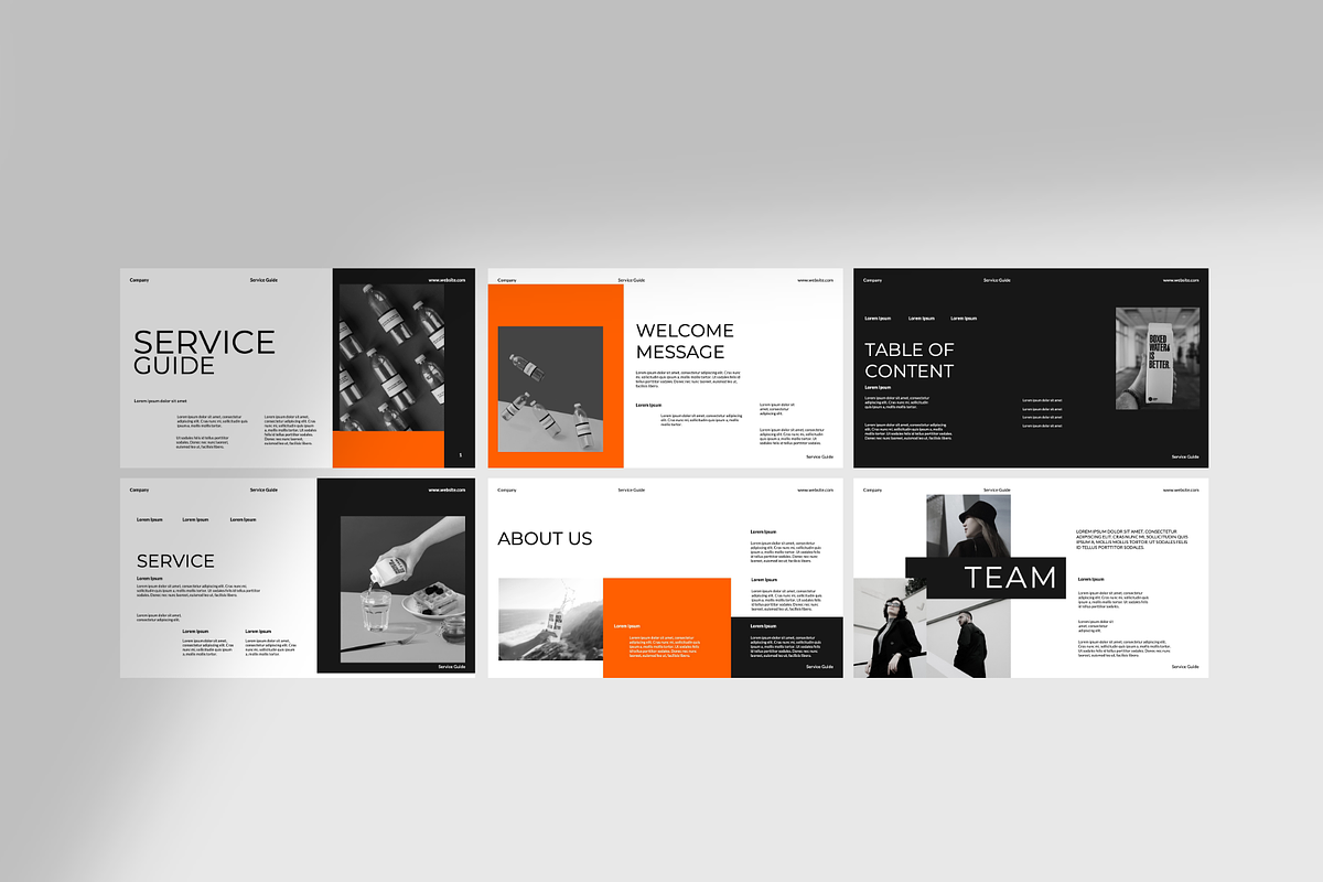 Service Guide Google Slide Template, a Presentation Template by Spesifikdesign (Photo 3 of 10)
