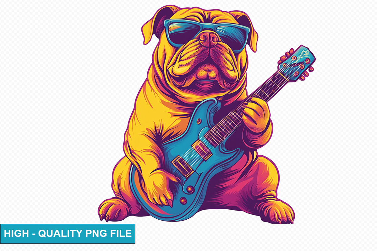 Music Dog Clipart Bundle, an Illustration by crative8112 (Photo 15 of 15)