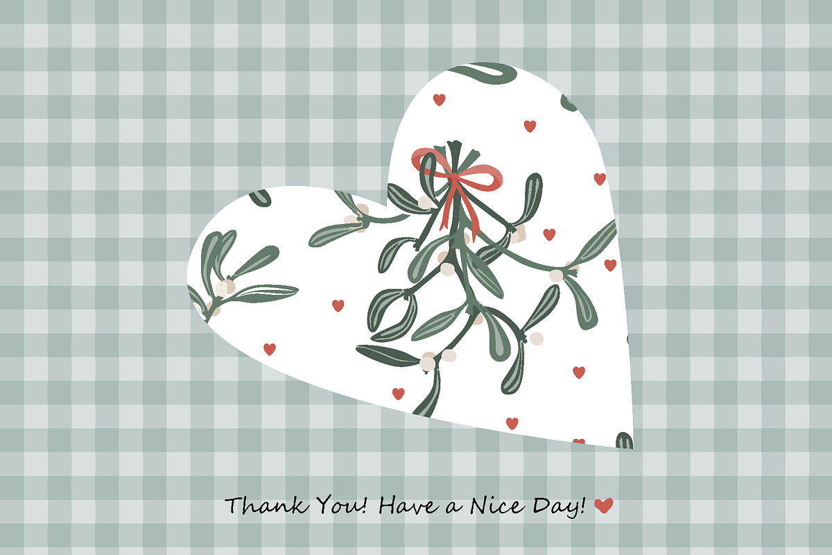 Mistletoe Magic Seamless Patterns, a Pattern Graphic by Toltemara (Photo 3 of 3)