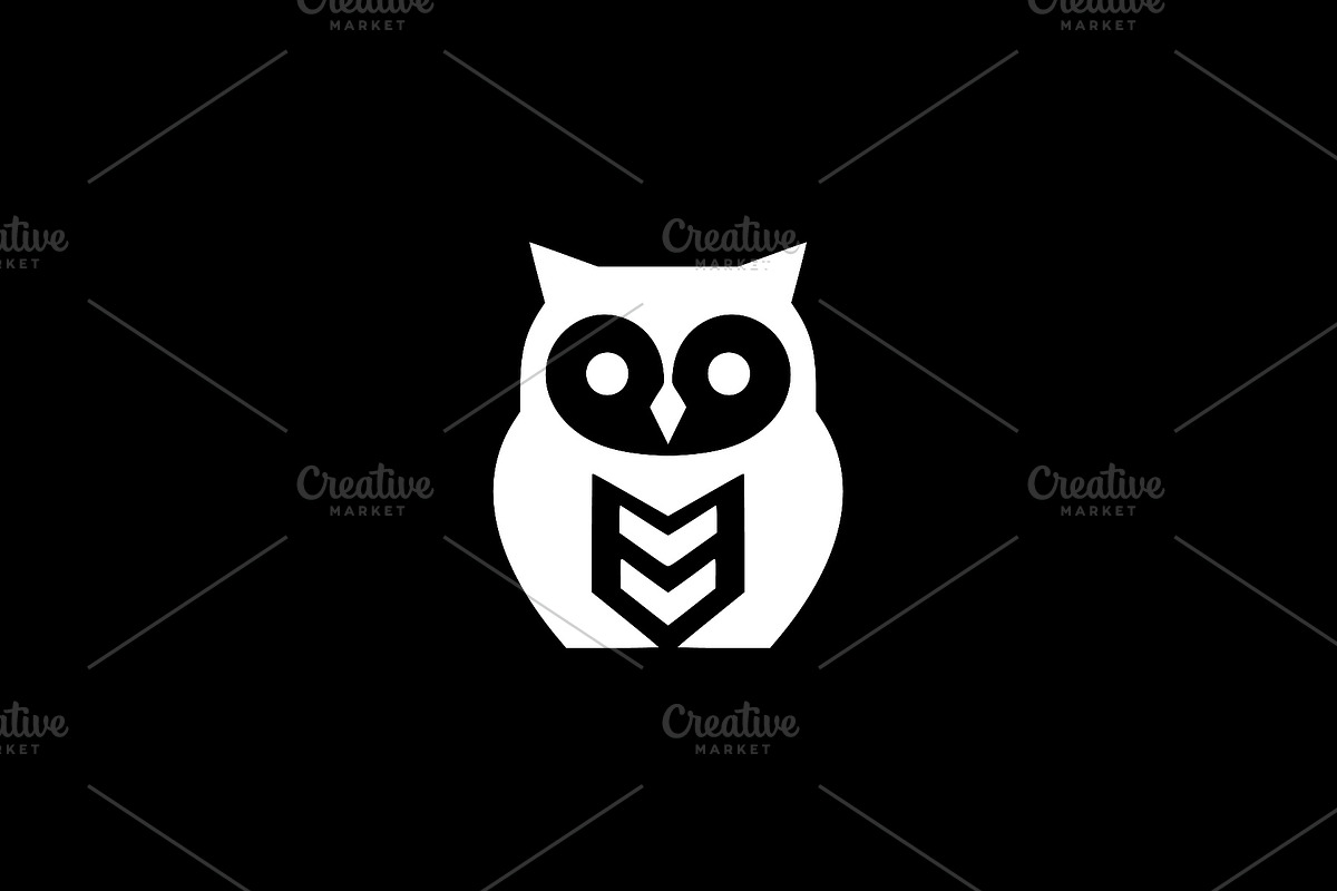Owl Silhouette Vector Icon, an Animal Illustration by Vectorium Studio (Photo 2 of 4)