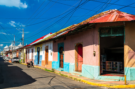 Traditional colonial architecture of Leon in Nicaragua, an Architecture Photo by Leonid Andronov