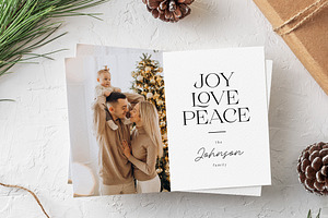 Christmas Card Template CC145