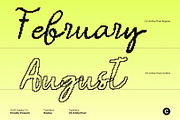 CS Amilia Pixel, a Script Font by Craft Supply Co. (Thumbnail 5 of 8)