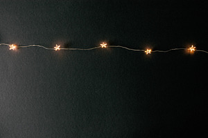 Christmas holidays lights garland