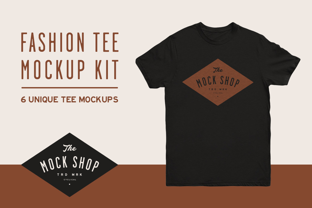 Fashion Tee Mockup Kit, a Shirt Mockup by The Mock Shop (Photo 3 of 5)