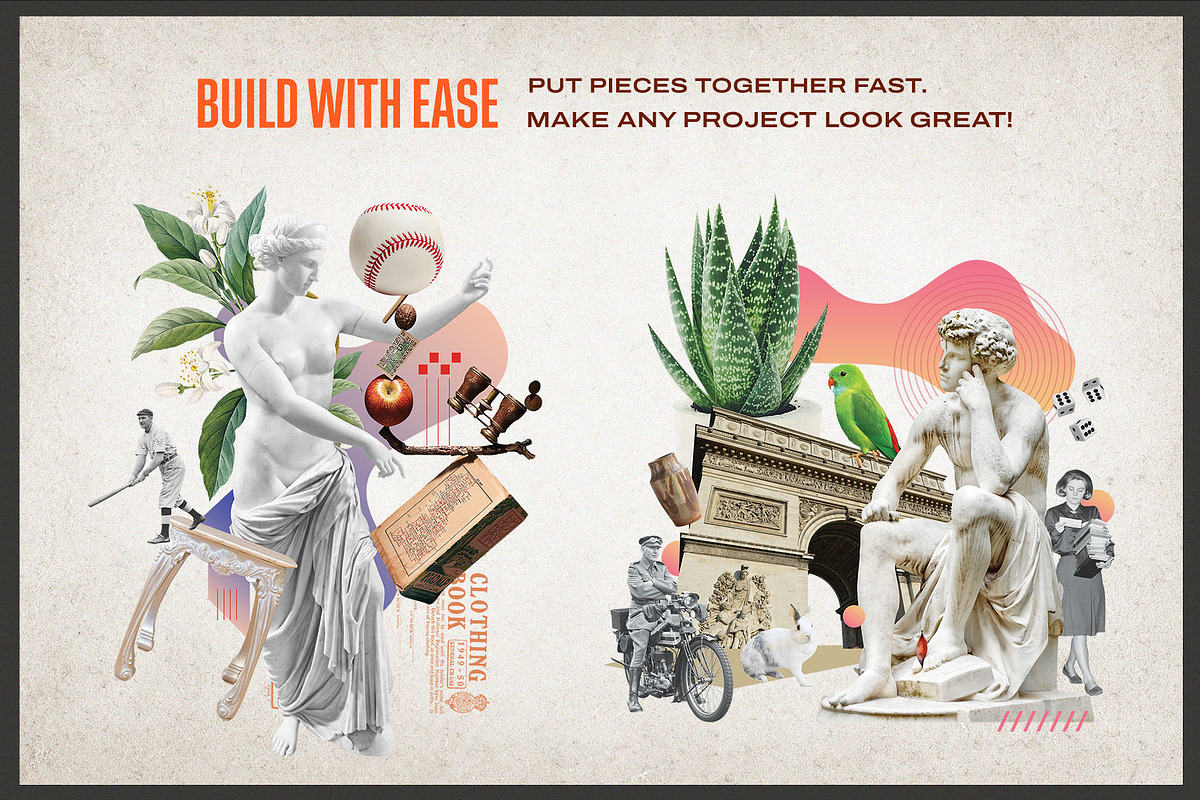 Storytelling and Collage Kit, an Object Illustration by SNIPESCIENTIST (Photo 6 of 44)