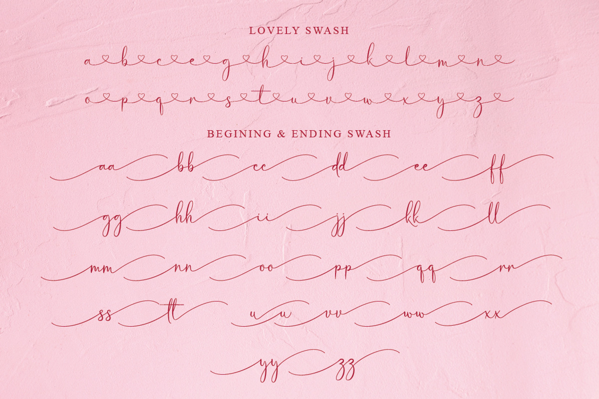 Helen Paris - Lovely Script, a Script Font by Almeera Std (Photo 3 of 7)