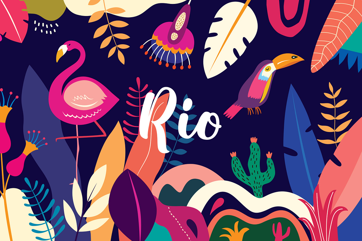 Jungle Animals cute collection, an Animal Illustration by MoleskoStudio (Photo 1 of 13)
