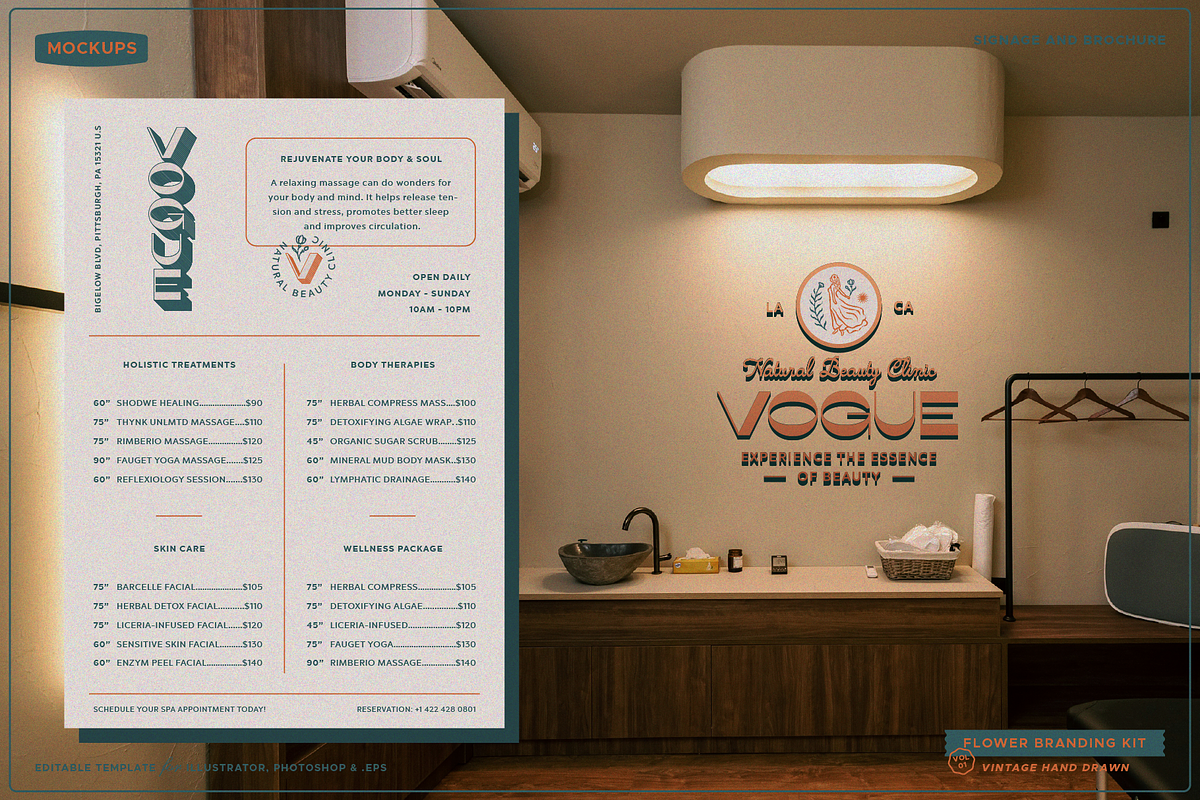 Flower Branding Kit, a Branding & Logo Template by Refolve Design (Photo 17 of 26)