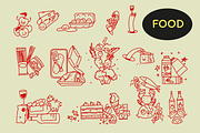 Food & Grocery – Illustration Set, a Food Illustration by Tanka (Thumbnail 2 of 4)