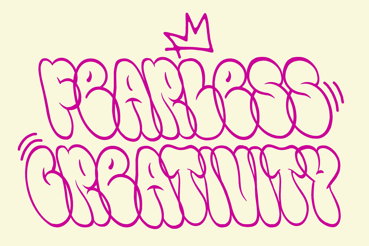Bombify – Graffiti Bubble Typeface, a Slab Serif Font by Blankids Studio (Photo 6 of 10)