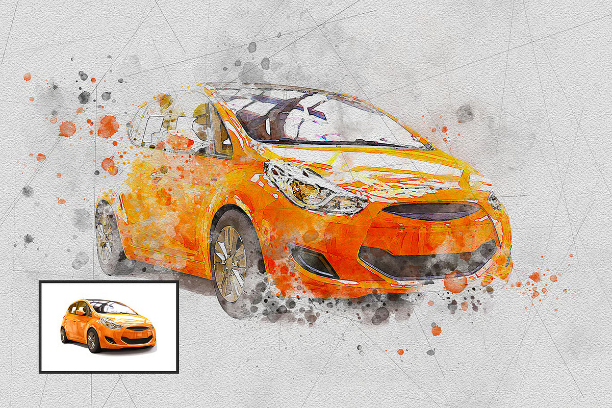 Mixed Art Photo Effect PSD, a Layer Style Add-On by UInstrument (Photo 4 of 5)