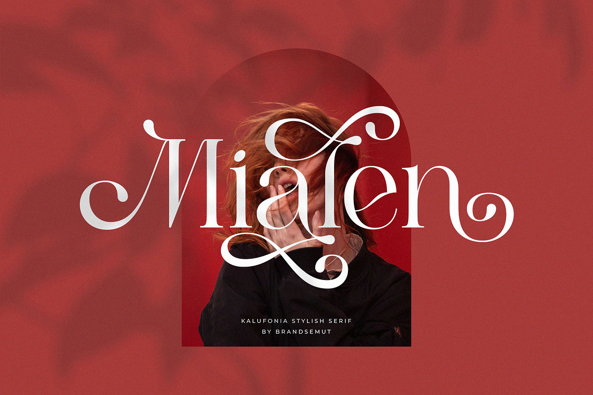 Kalufonia || Stylish Display Serif, a Serif Font by BrandSemut (Photo 3 of 14)