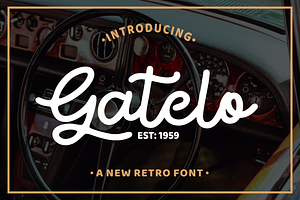 Gatelo - Classic Font