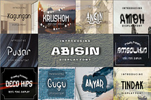 Font Bundle Modern Display