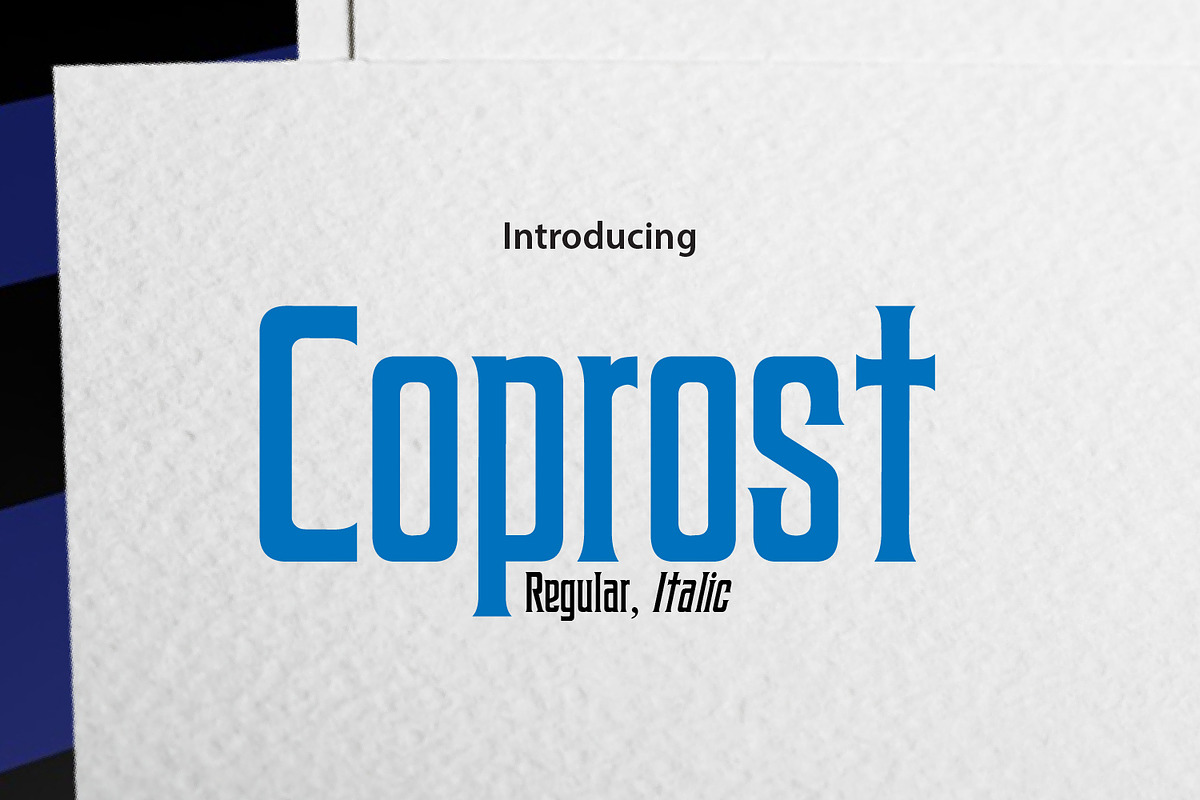 Coprost, a Blackletter Font by da_only_aan (Photo 1 of 5)