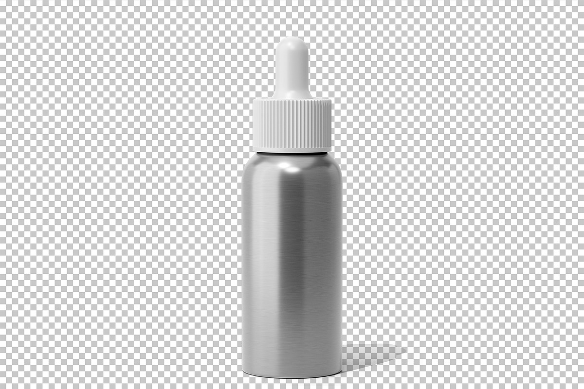 100ml Aluminum Dropper Bottle Vol.1, a Packaging Mockup by Akebareee (Photo 2 of 7)