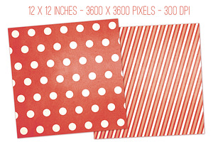 Vintage Cherry 14 Pattern Set