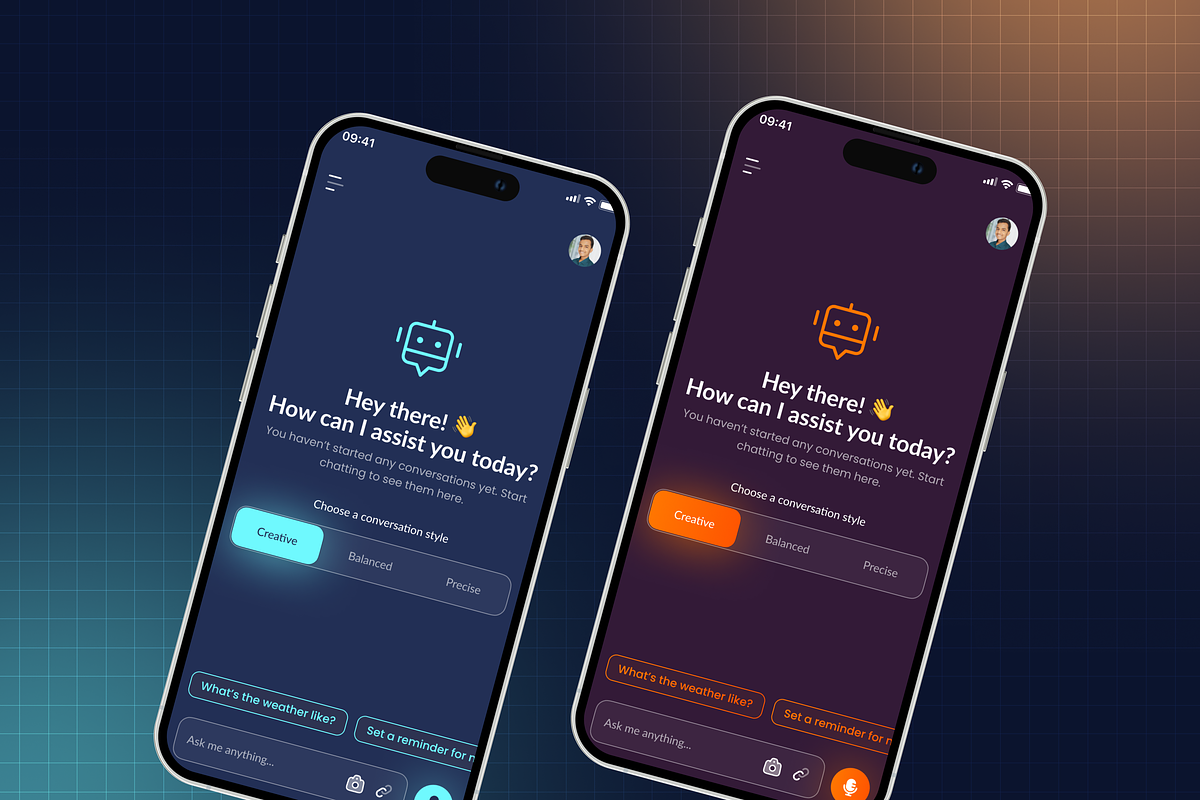 AI ChatBot IOS App UI Kit, an UI Kit Template by PixelPerfect (Photo 3 of 5)