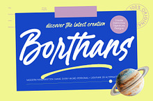 Borthans Modern Handwritten Font