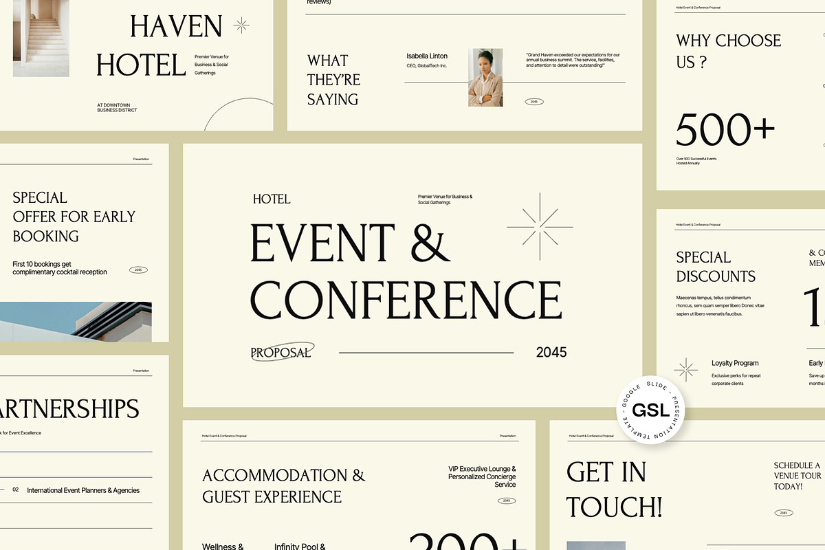 Hotel Event Proposal Google Slides preview 4