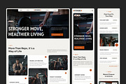 Modern Fitness & Gym Studio Website, an UI Kit Template by peterdraw (Thumbnail 7 of 7)