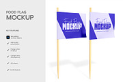 Food Flag Mockup Template, a Product Mockup by graphypix (Thumbnail 2 of 4)