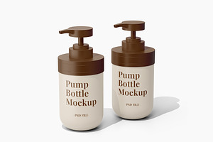 Pump Bottle Mockup