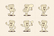 Coffee Cup Cartoon Mascot Character, a Food Illustration by Vasya Kobelev (Thumbnail 5 of 8)