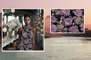 CHINESE PEONY Pattern, a Pattern Graphic by MitrushovaArt (Thumbnail 4 of 10)