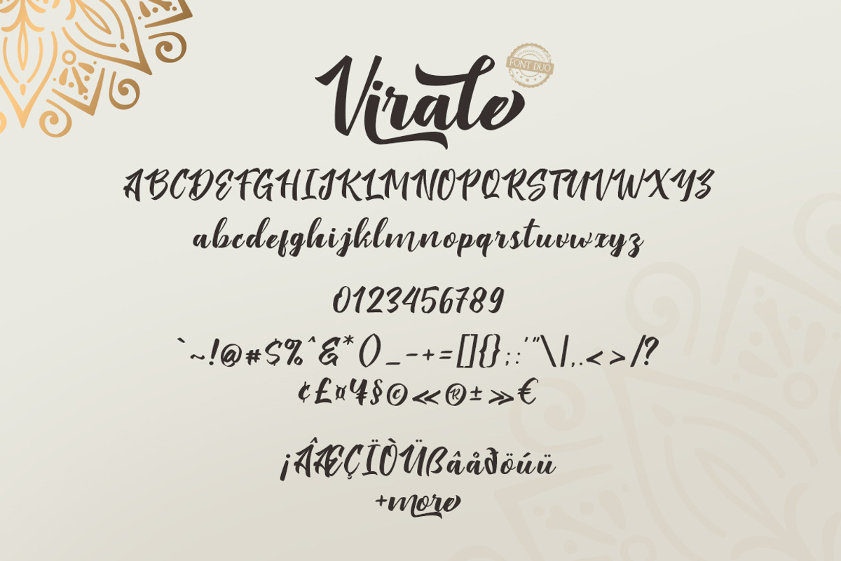 Virale Recoba Font Duos preview 8