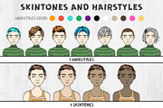 Character Creator (Boys), a Person Illustration by Alina Sh (Thumbnail 2 of 9)