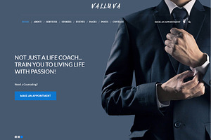 Life Coach WordPress Theme - Valluva