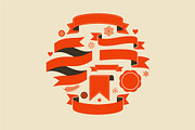 Set of christmas ribbons & banners, an Illustration by Marish (Thumbnail 3 of 3)