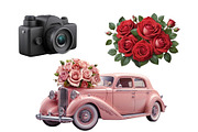Wedding Png Elements, an Object Graphic by Black Spade Design (Thumbnail 4 of 6)