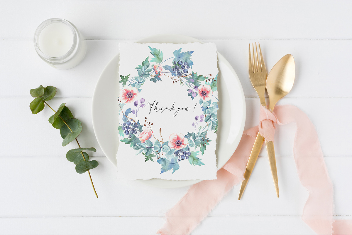 WILD ANEMONES, a Decorative Illustration by JennyColorArt (Photo 12 of 12)