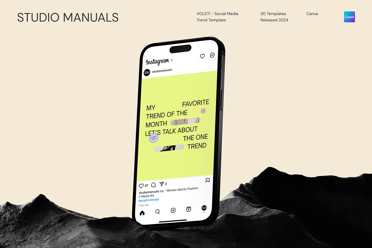 VOLETI - Social Media Trend Template, a Social Media Template by Studio Manuals (Photo 7 of 8)
