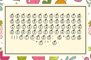 Apple Fruit Font Duo, a Font by Aisyah (Thumbnail 3 of 6)