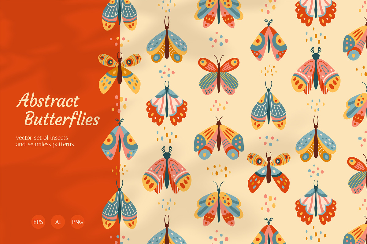 Boho butterfly Fantasy bohemian moth, an Animal Illustration by Neliakott ♥ (Photo 1 of 9)