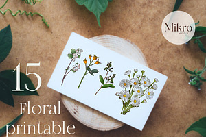 Floral Stickers Bundle