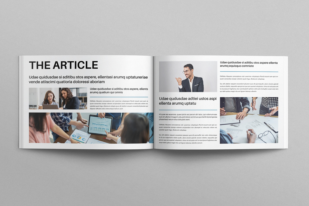 Newsletter Template, a Brochure Template by E-Type (Photo 6 of 7)