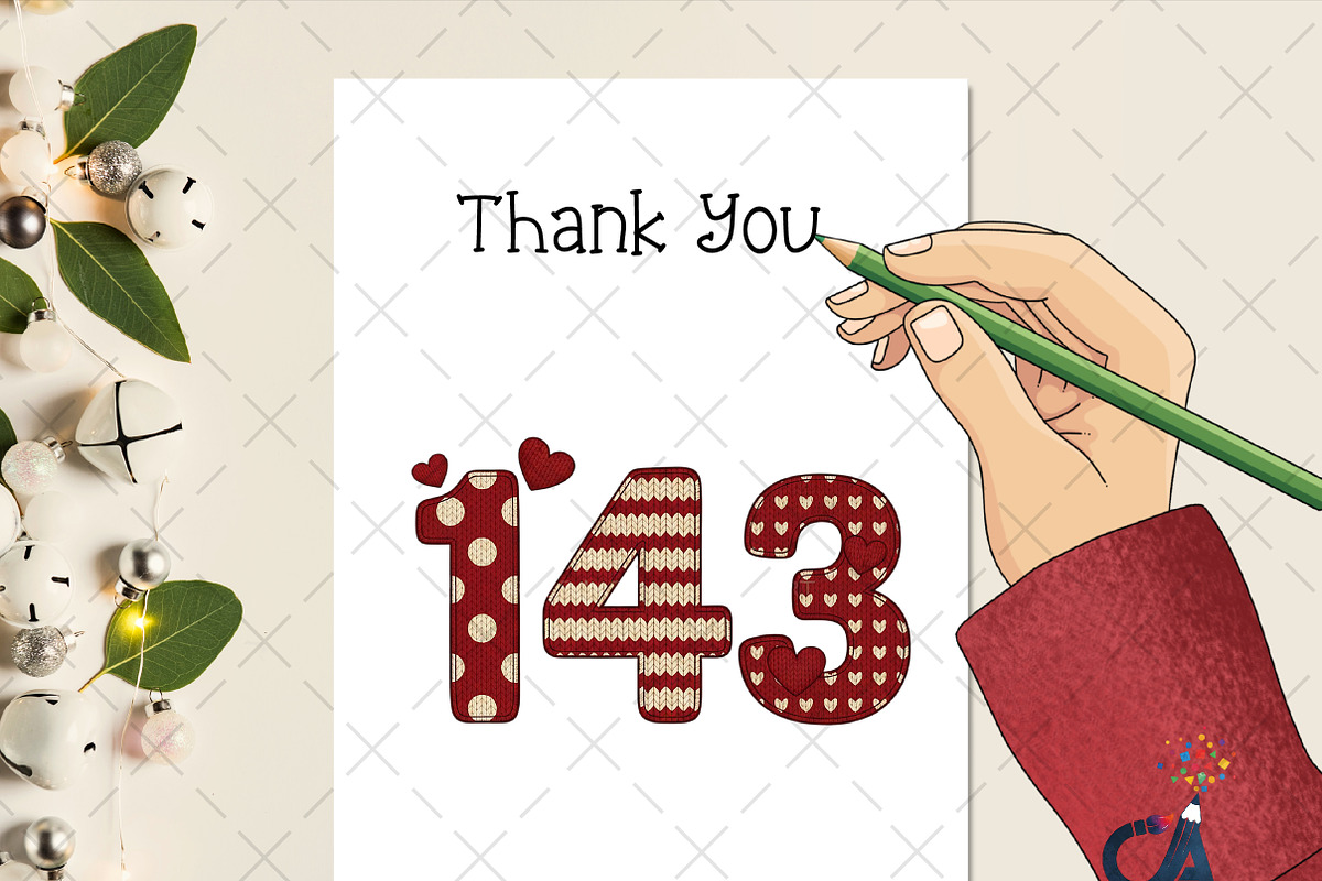 Yarn Crochet Valentine Day143 Png, an Illustration by Creative Art (Photo 4 of 6)