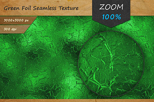 Green Foil Tileable HD Texture