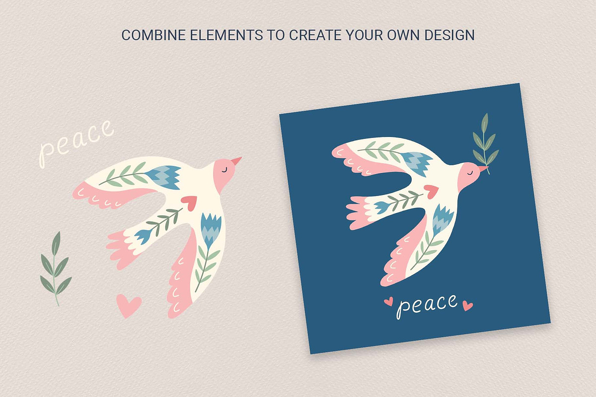 Birds and Flowers. Folk Art, a Decorative Illustration by Irina Ostapenko (Photo 5 of 9)