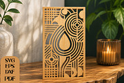 Modern Geometric Panel SVG, an Object Graphic by DreamCafeArt (Thumbnail 1 of 4)