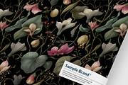 DARK COTTAGECORE Seamless Pattern, a Pattern Graphic by AYAKA Studio Co. (Thumbnail 3 of 9)