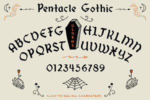 Pentacle Font