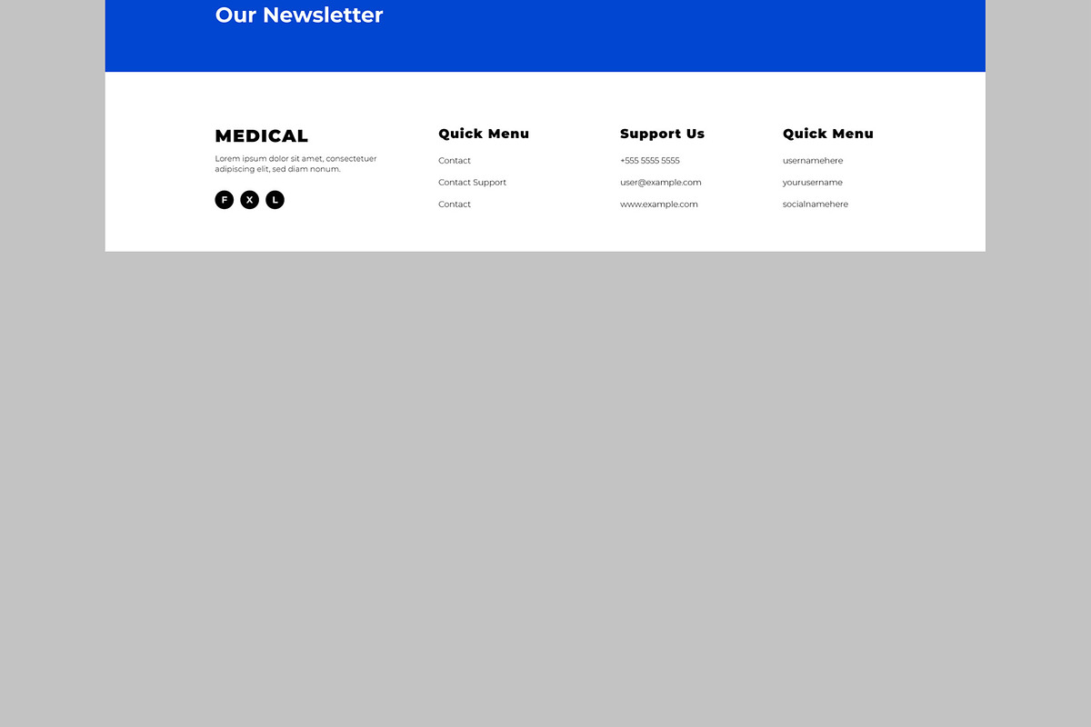 Healthcare Technology Landing Page, an UI Kit Template by CreativeShaper (Photo 6 of 6)